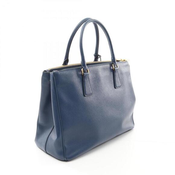 PRADA Blue Leather Saffiano Bag - Picture 3 of 10